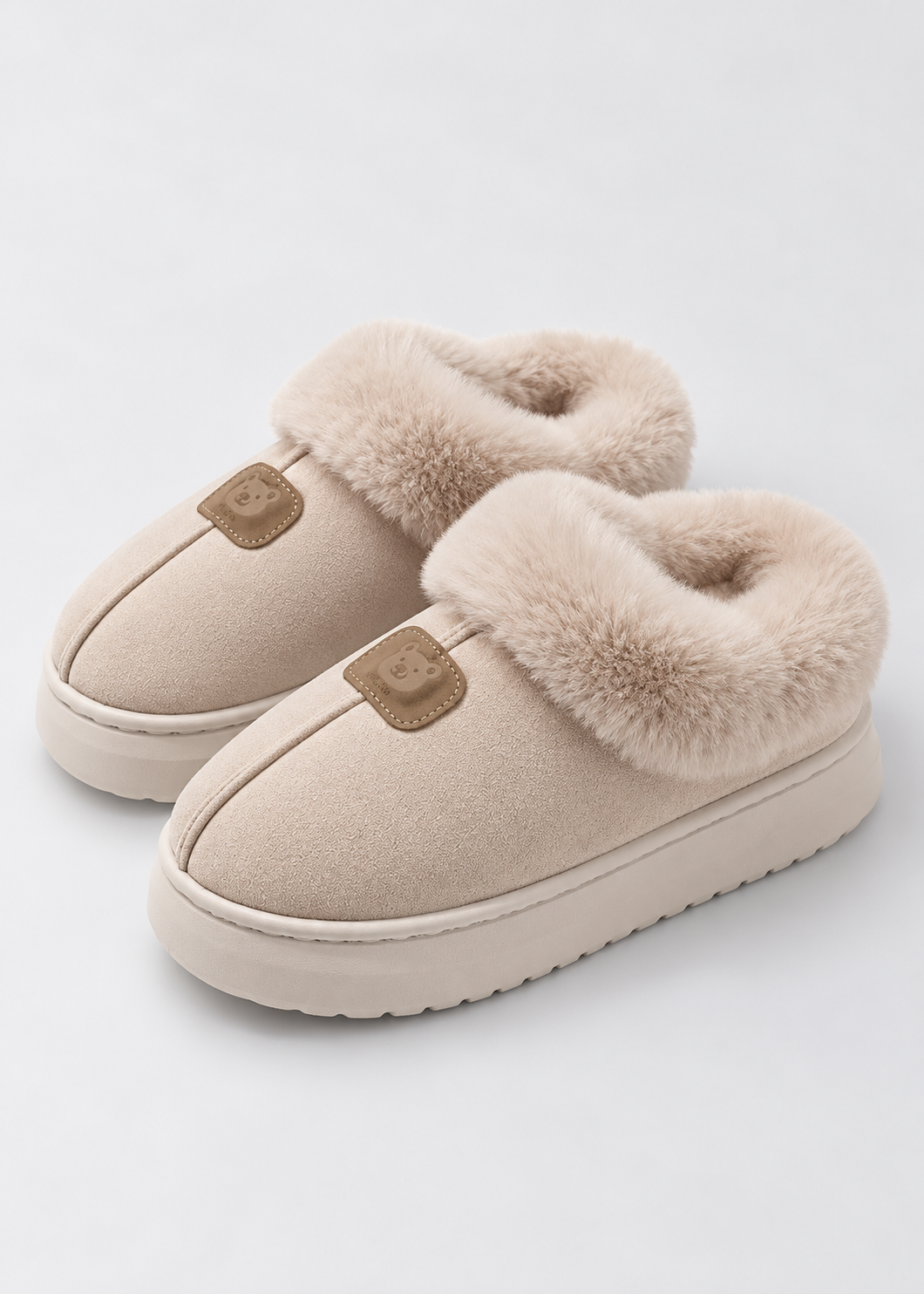 Women's Flannel Ankle Slippers | Plush Lining | Thick EVA Platform Sole | Pull On | Steven & Levon