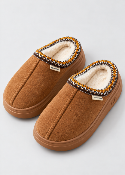 Women's Corduroy Slippers | Plush Lining | Anti Slip EVA Sole | Pull On | Steven & Levon