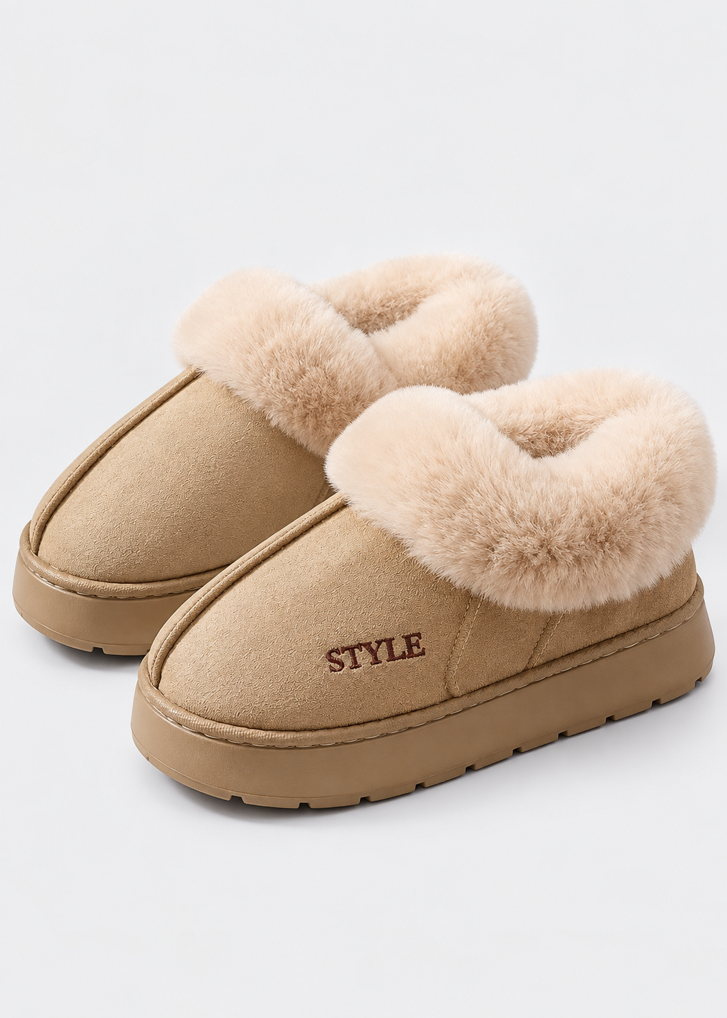 Women's Platform Snow Boots | Faux Suede Ankle Boots | Plush Lined Winter Shoes | Steven & Levon