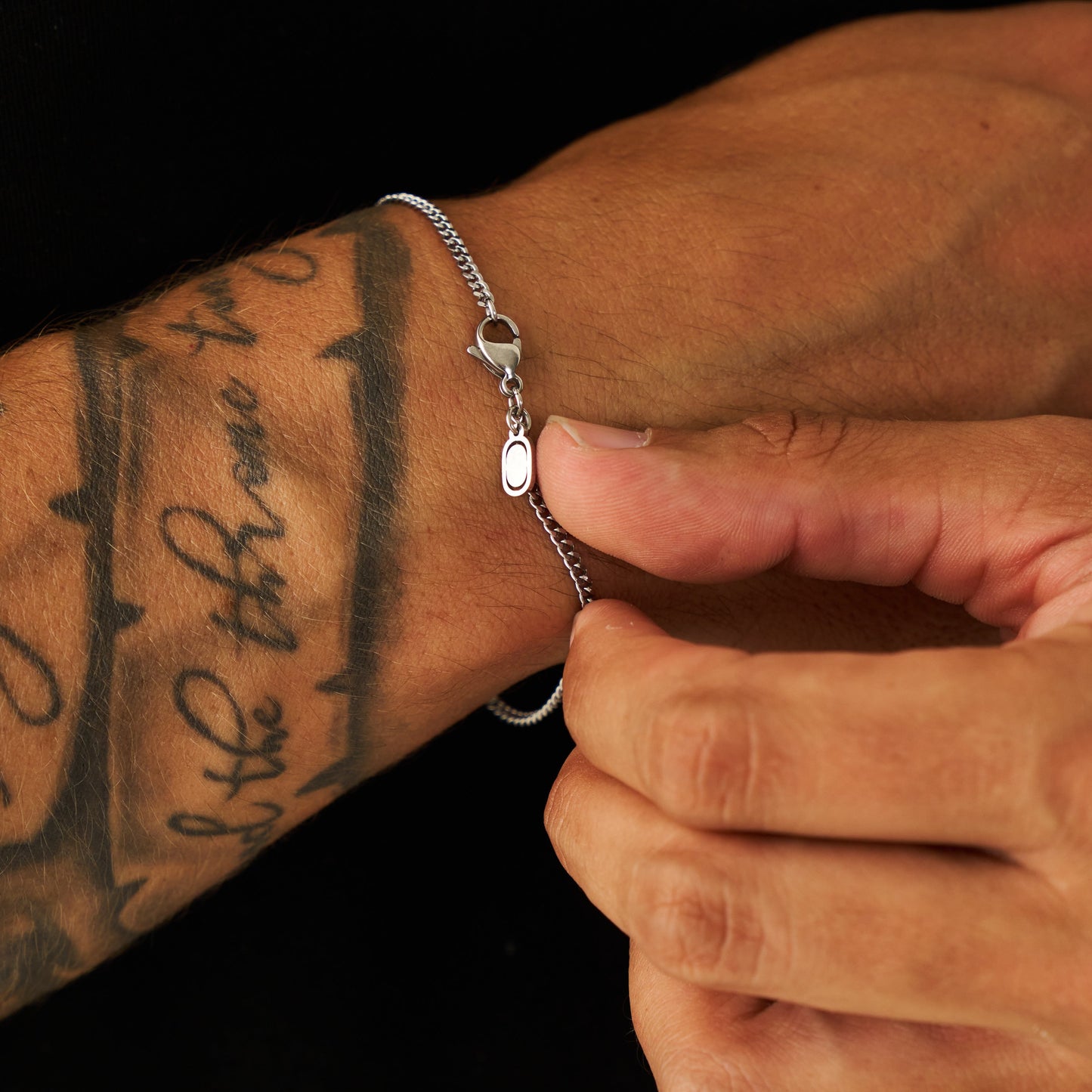 Connell Bracelet | Men | Stainless Steel | Silver, Gold & Rose Gold | 2mm Chain Design | Steven & Levon