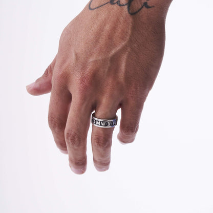 Inception Ring | Gold or Silver | Unisex | Stainless Steel | Bold Statement Design | Modern Style | Steven & Levon