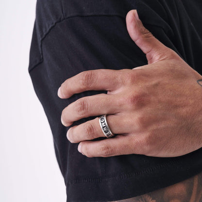 Inception Ring | Gold or Silver | Unisex | Stainless Steel | Bold Statement Design | Modern Style | Steven & Levon