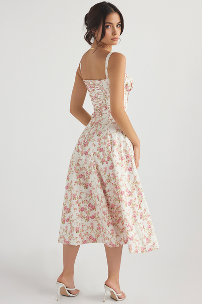 Bustier Dress | Women's Structured Midi Dress | Elegant Occasion Wear | Steven & Levon