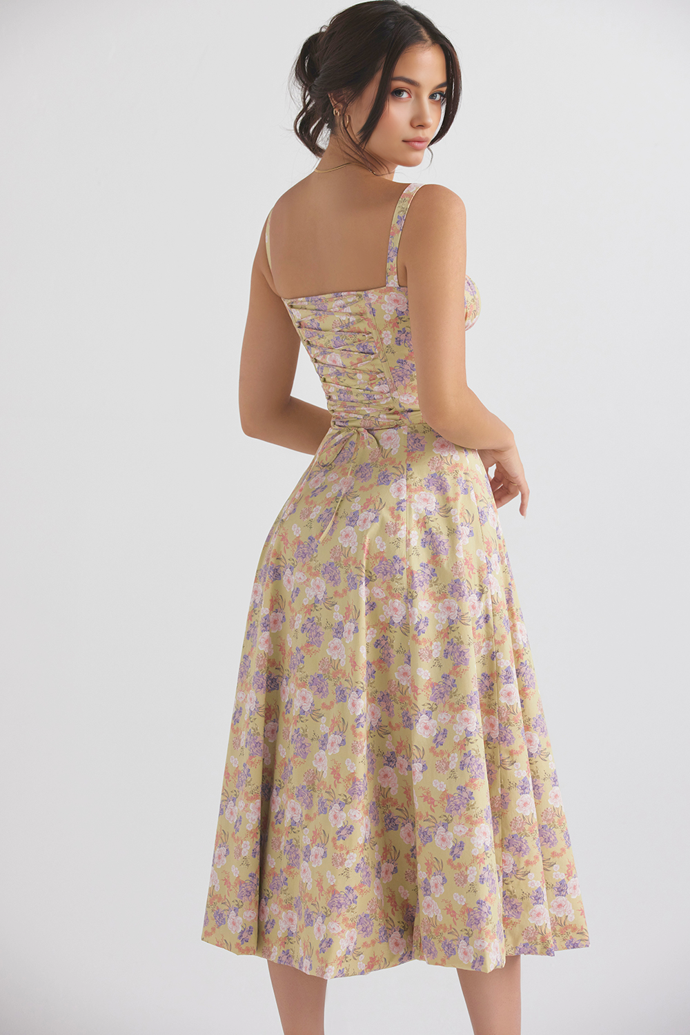 Bustier Dress | Women's Structured Midi Dress | Elegant Occasion Wear | Steven & Levon
