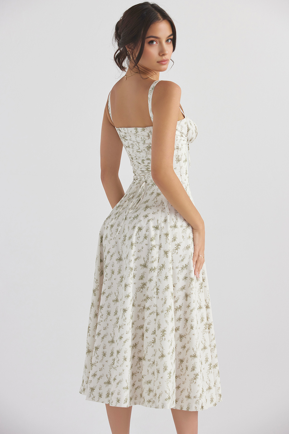 Bustier Dress | Women's Structured Midi Dress | Elegant Occasion Wear | Steven & Levon