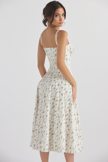 Bustier Dress | Women's Structured Midi Dress | Elegant Occasion Wear | Steven & Levon