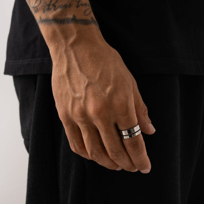 Flat Band Ring | Gold, Silver or Black | Unisex | Stainless Steel | 5mm | Minimalist Style | Steven & Levon