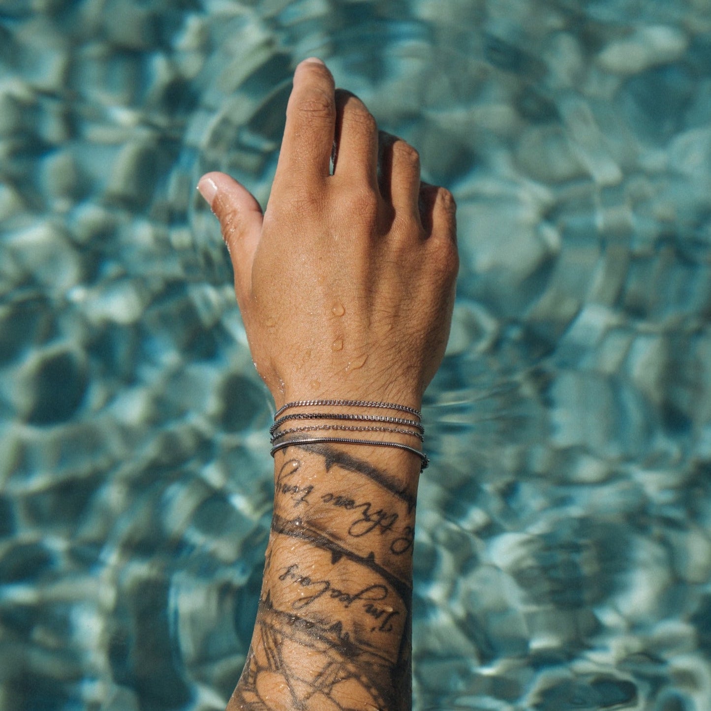 Connell Bracelet | Men | Stainless Steel | Silver, Gold & Rose Gold | 2mm Chain Design | Steven & Levon