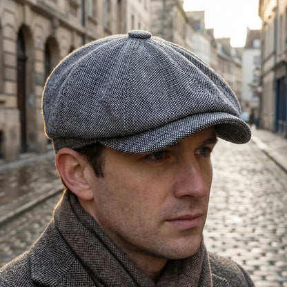 Dapplyn - Eight-Panel Retro Newsboy Cap  Everyday Casual Wear