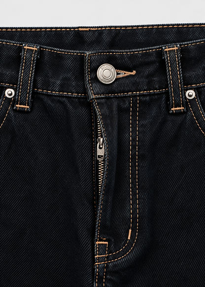 Baggy Wide-Leg Jeans | Cherry Blossom Embroidery | Streetwear Style | Steven & Levon