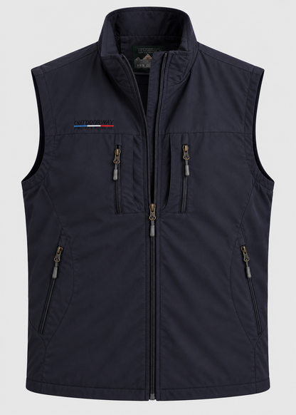 Men's Breathable Cargo Bodywarmer Vest | Utility Gilet | Multi-Pocket | Lightweight | Steven & Levon