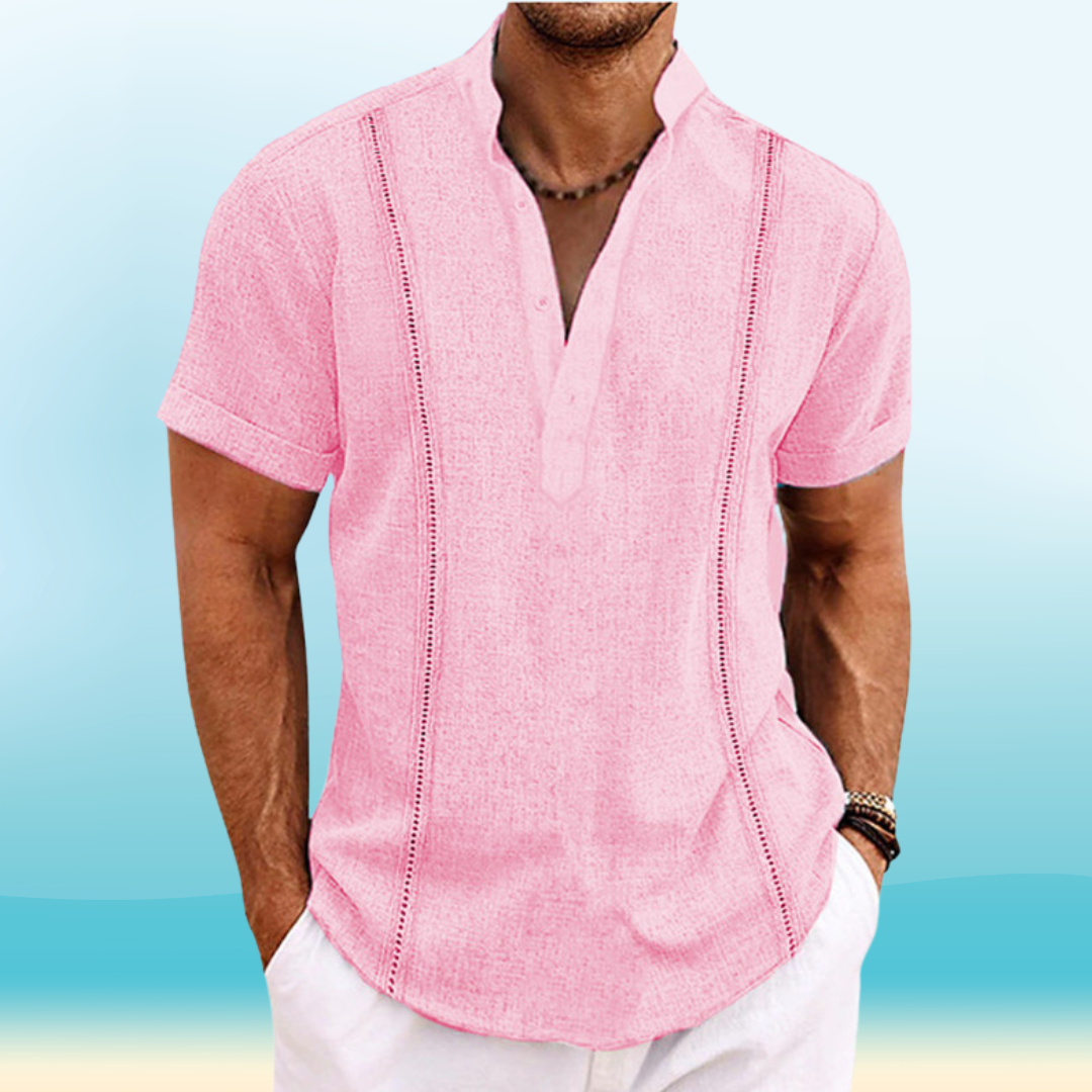 Donat Embroidered Short-Sleeve Men's T-Shirt | Casual Top 9