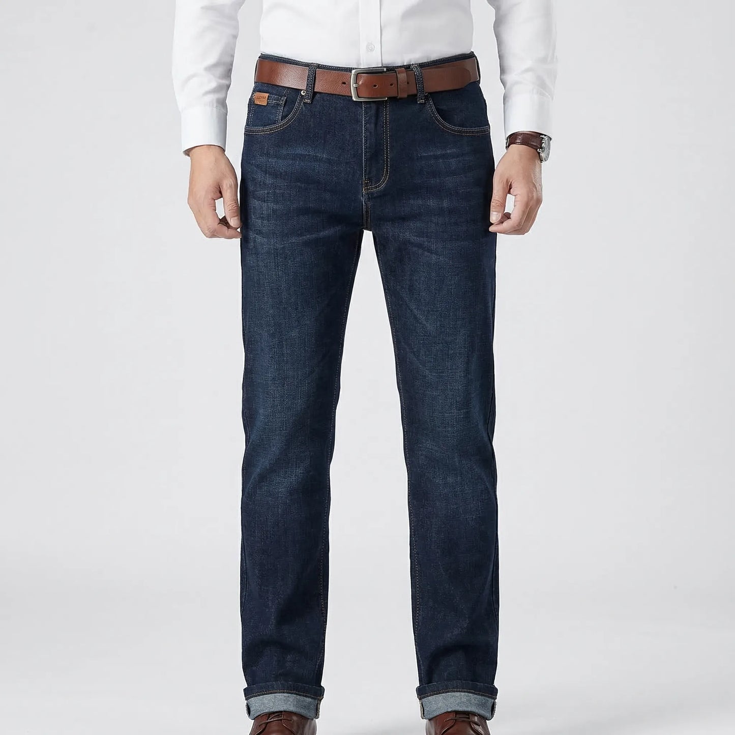 Dunmoor - Straight Leg Stretch Jeans For Men  Smart Casual Dressing
