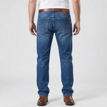Dunmoor - Straight Leg Stretch Jeans For Men  Smart Casual Dressing