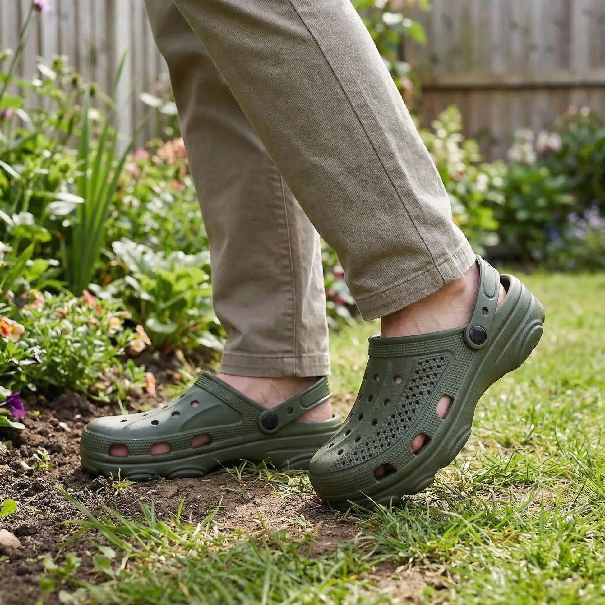 Duraclog - Ventilated Clog With Adjustable Strap  Casual Outdoor Wear