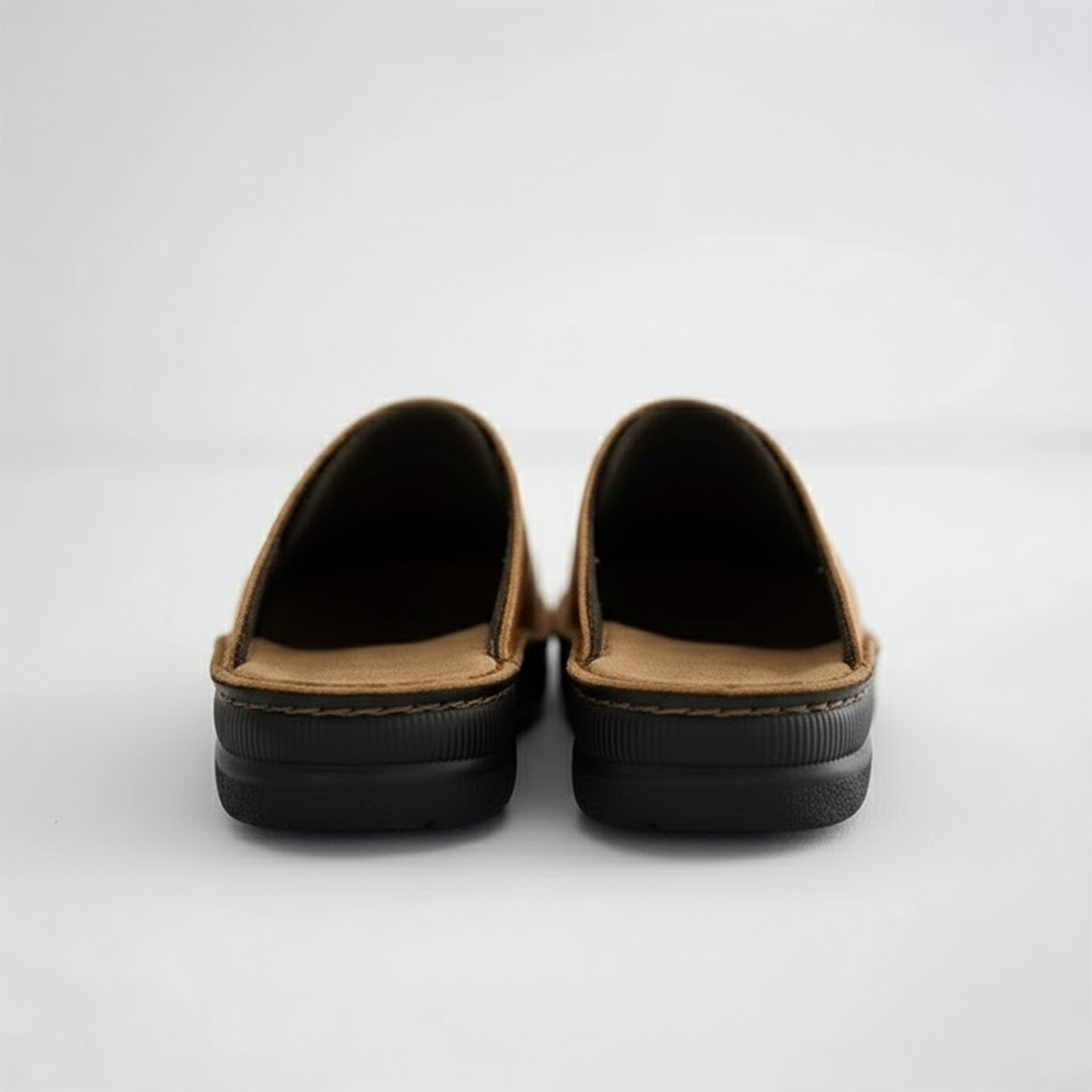Men's Leather Slip On Clogs | Men | Comfort Casual Shoes | Supportive Everyday Footwear | Steven & Levon