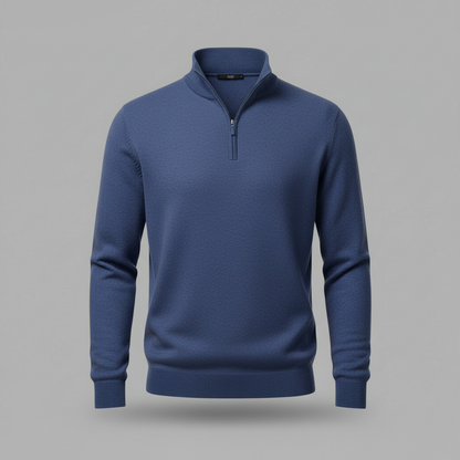 Elegant Quarter Zip Sweater | Men's Sweater Winter Fashion