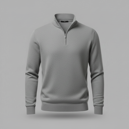 Elegant Quarter Zip Sweater | Men's Sweater Winter Fashion