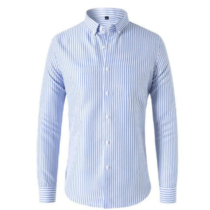 Men's Striped Shirt | Men | Lightweight | Modern Fit Button-Up | Steven & Levon