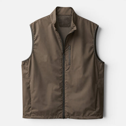 Men's Softshell Gilet Vest | Lightweight | Windproof | Zip Front | Outdoor Layer | Steven & Levon