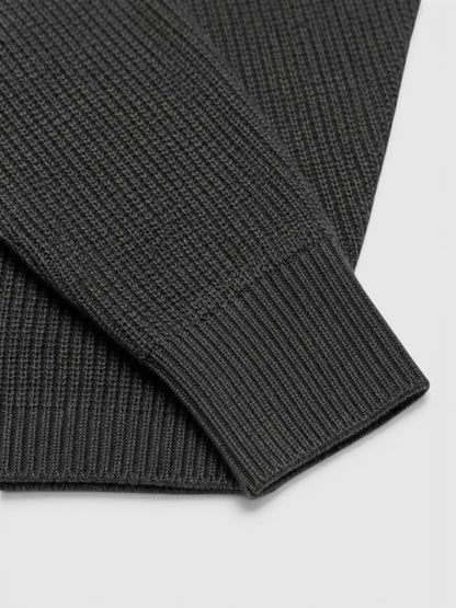 Men's Ribbed Knit Polo Sweater | Long Sleeve | Soft Knit | Warm Casual Smartwear | Steven & Levon