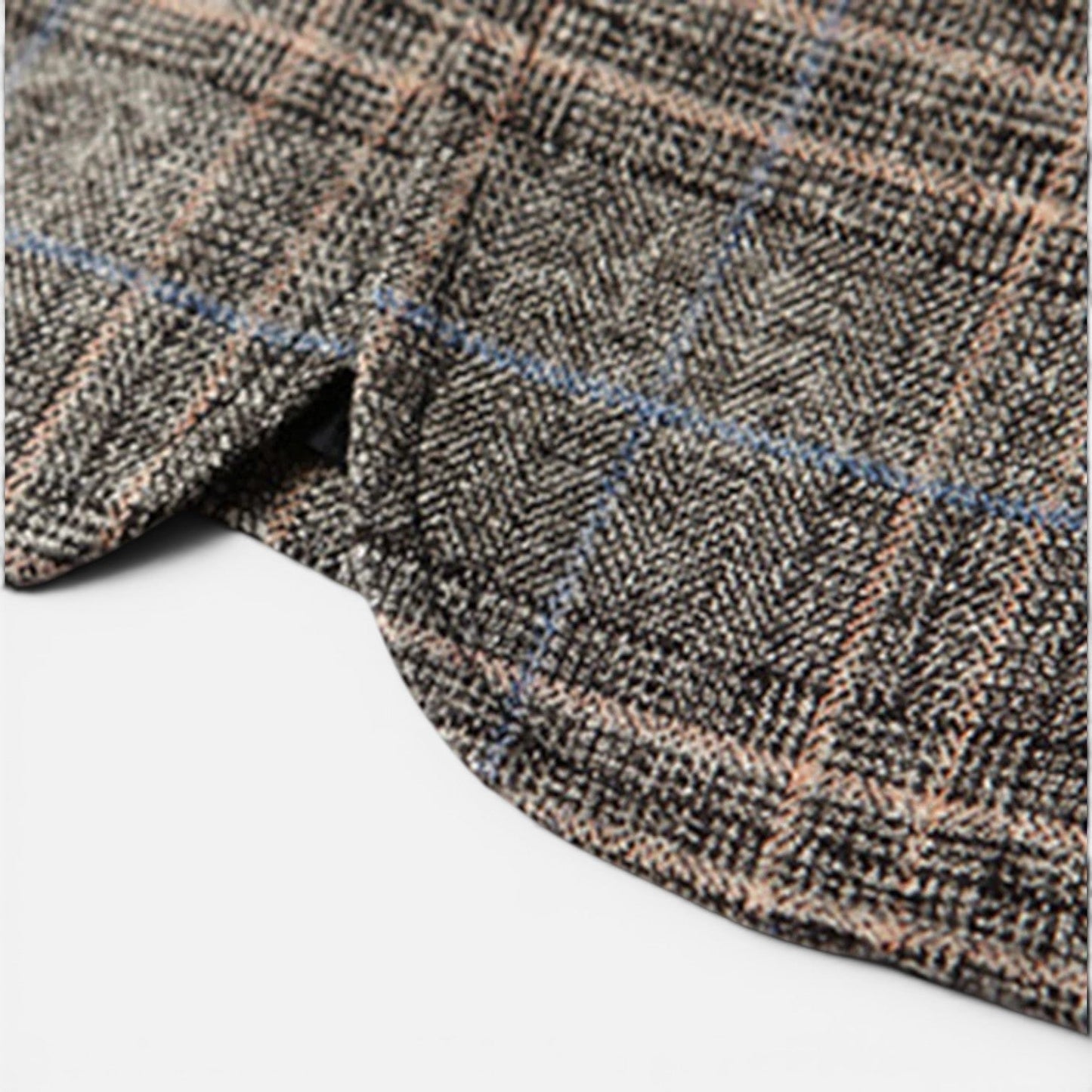 Men's Checked Blazer Jacket | Slim Fit | Single Breasted | Smart Casual | Steven & Levon