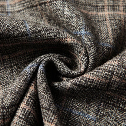 Men's Checked Blazer Jacket | Slim Fit | Single Breasted | Smart Casual | Steven & Levon