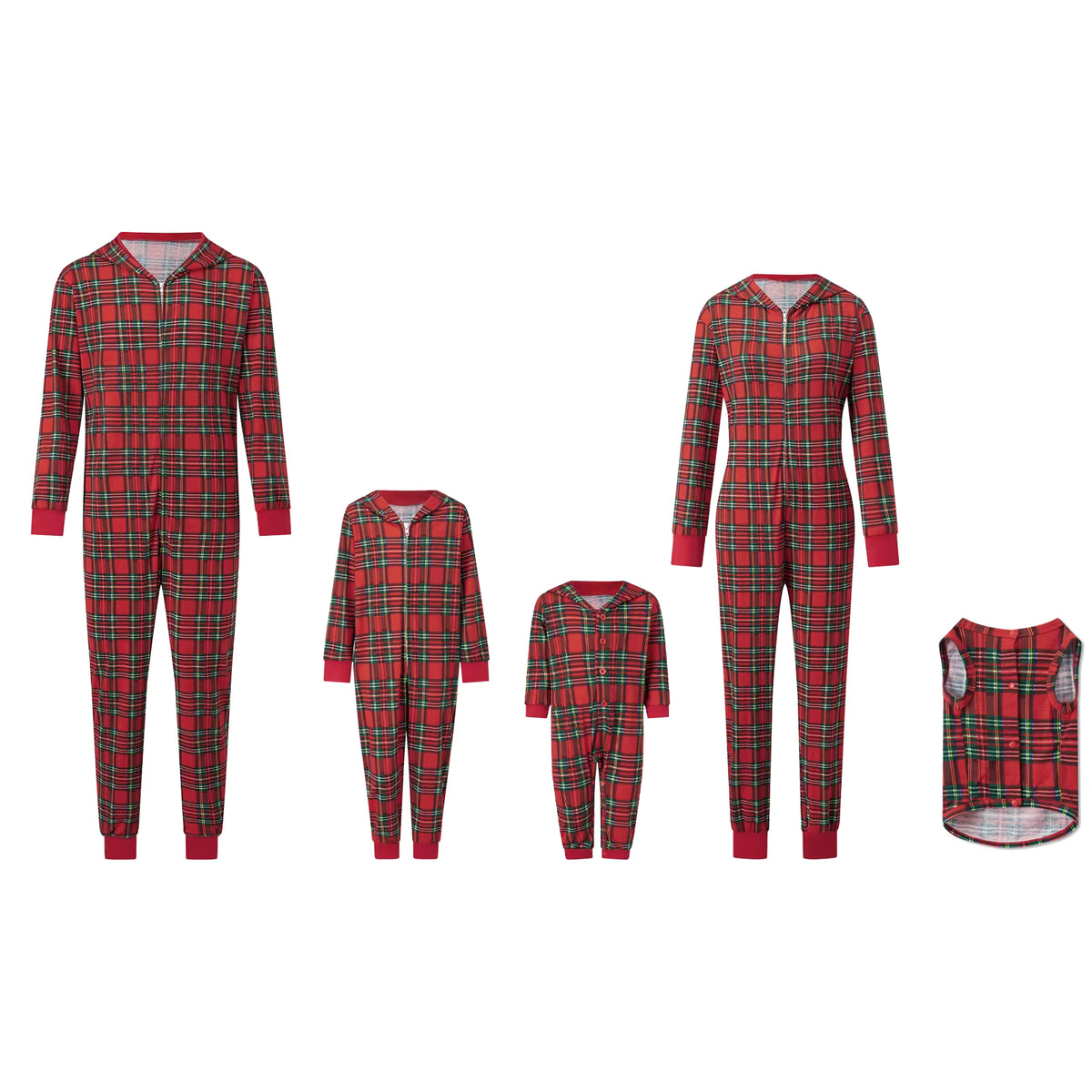 Red Plaid Matching Loungewear | Family Christmas Pajamas Set | Steven & Levon