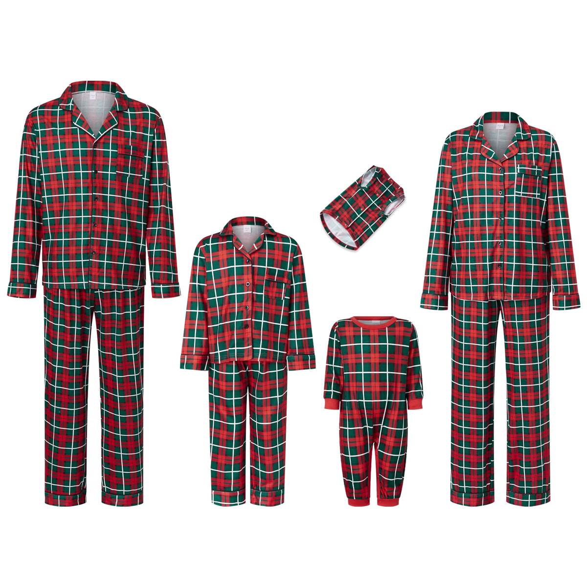 Red Plaid Matching Loungewear | Family Christmas Pajamas Set | Steven & Levon
