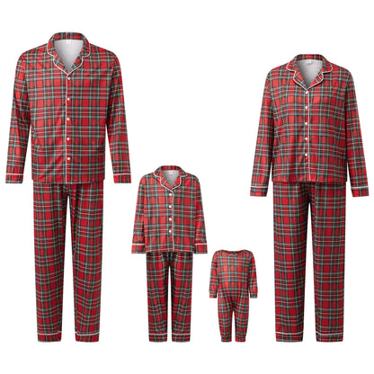 Red Plaid Matching Loungewear | Family Christmas Pajamas Set | Steven & Levon