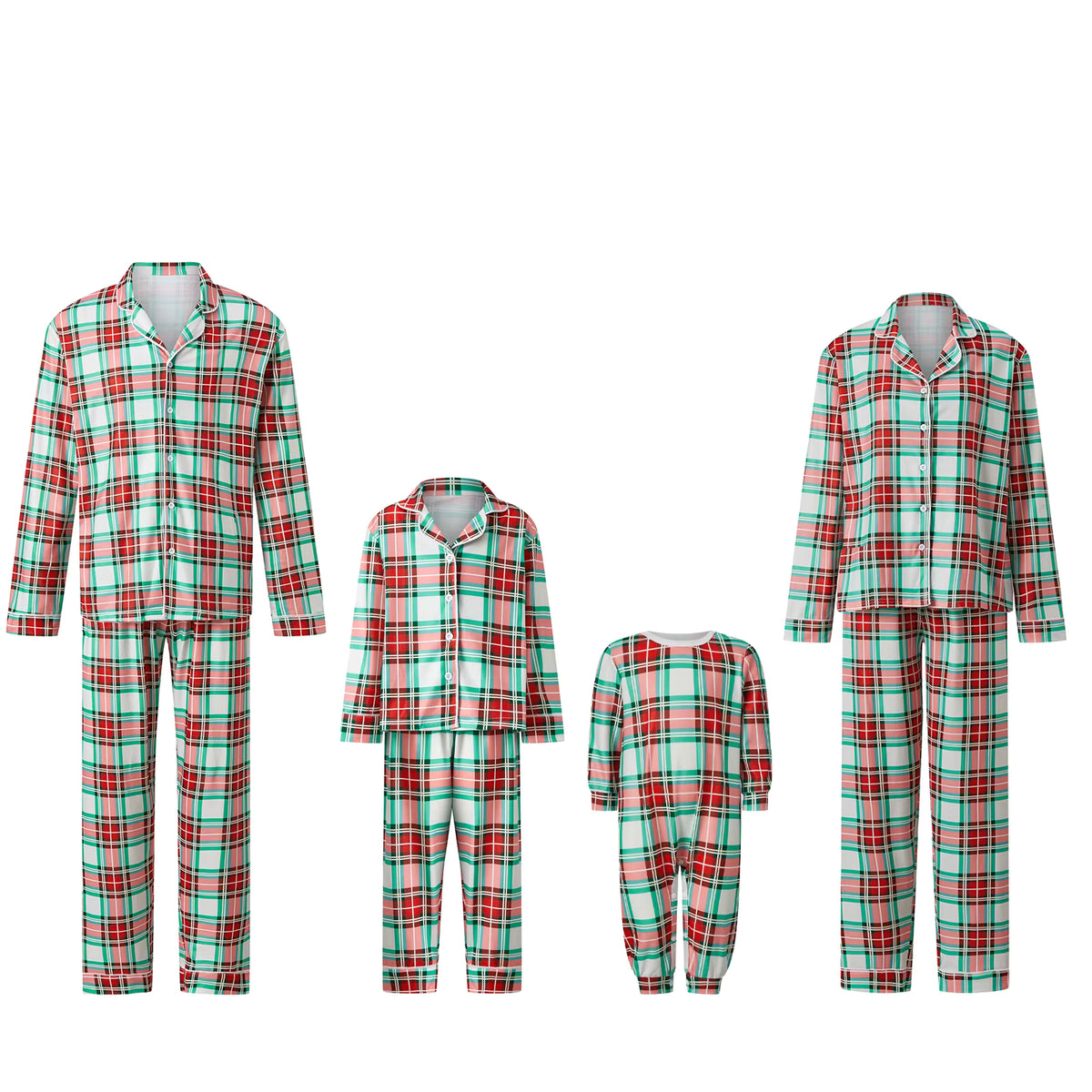 Red Plaid Matching Loungewear | Family Christmas Pajamas Set | Steven & Levon