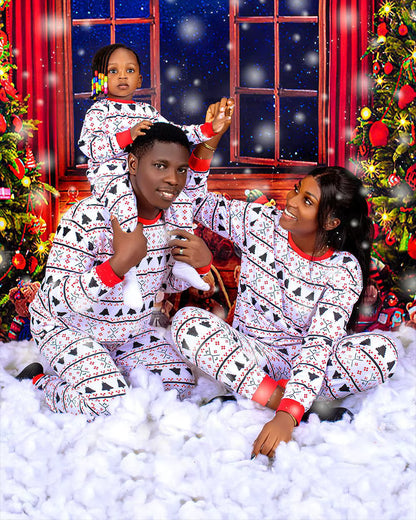 All over Christmas Print Sleepwear | 2-Piece Family Pajamas Set | Steven & Levon