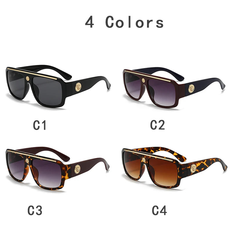 Oversized Square Sunglasses | Unisex | UV400 Designer Eyewear | Luxury Thick Frame | Fashion Travel Shades | Steven & Levon