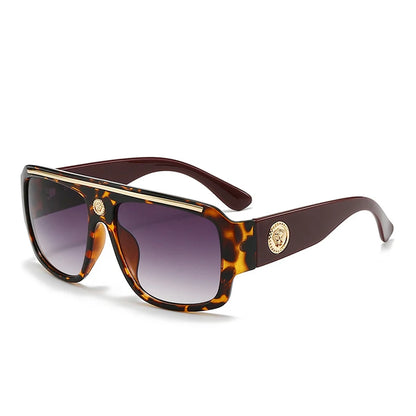 Oversized Square Sunglasses | Unisex | UV400 Designer Eyewear | Luxury Thick Frame | Fashion Travel Shades | Steven & Levon
