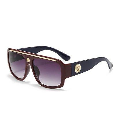 Oversized Square Sunglasses | Unisex | UV400 Designer Eyewear | Luxury Thick Frame | Fashion Travel Shades | Steven & Levon