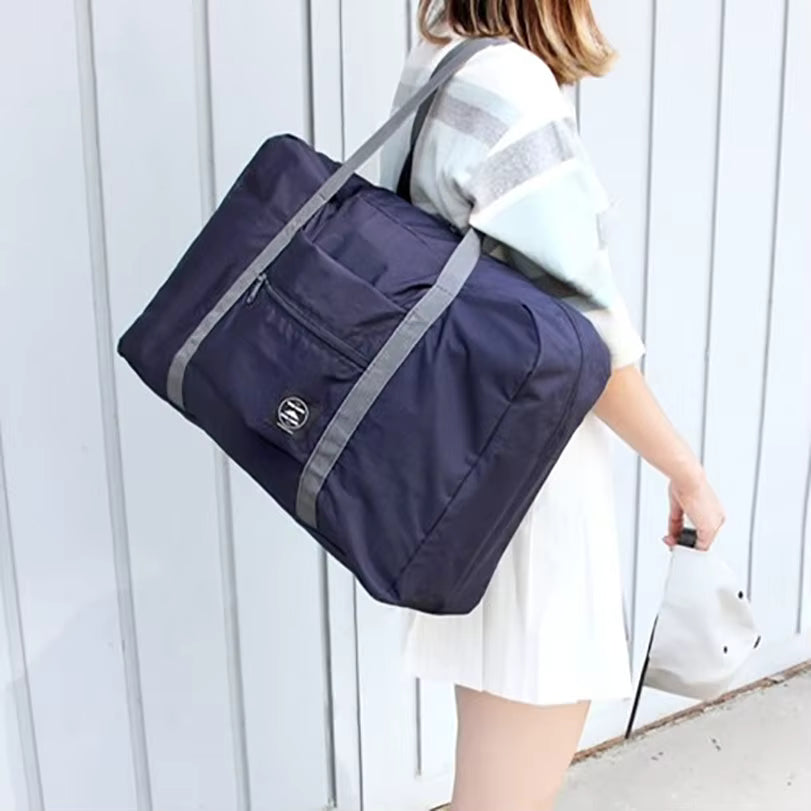 Foldable Travel Duffel Bag | Large Capacity | Lightweight | Waterproof | Deep Blue | Steven & Levon