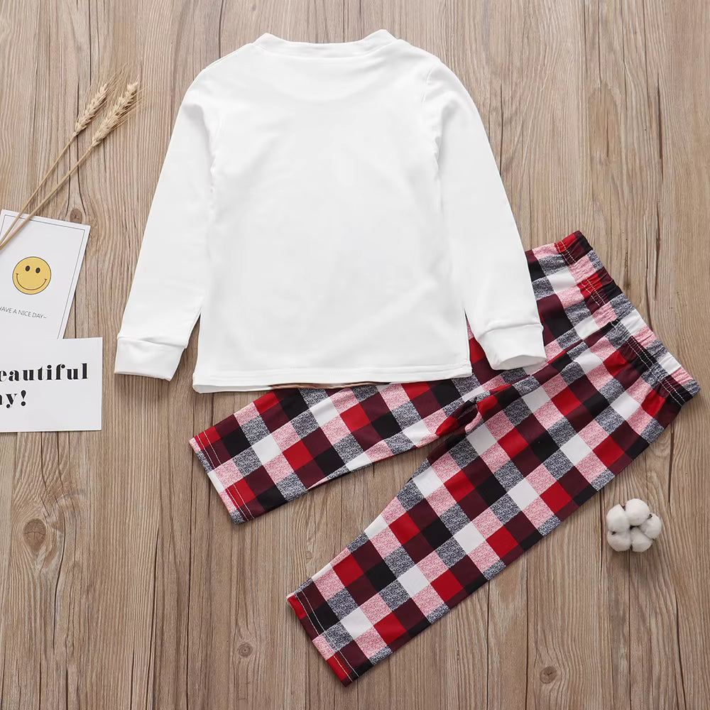 Christmas Pajamas Set | Family Matching | Deer Print | Cotton Blend Sleepwear | Steven & Levon