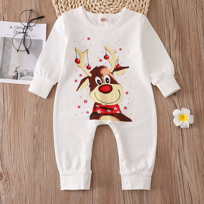 Christmas Pajamas Set | Family Matching | Deer Print | Cotton Blend Sleepwear | Steven & Levon