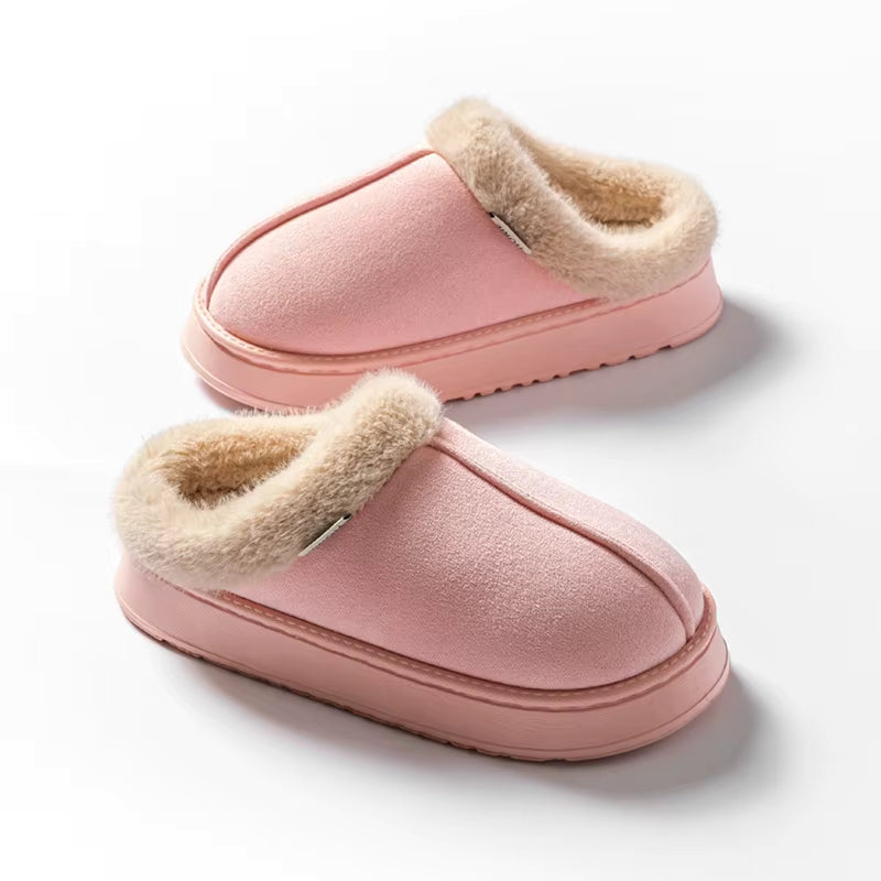 Fluffy Slippers | Unisex | Warm Fluffy Fabric | EVA Sole | Anti-Slip Indoor Shoes | Steven & Levon