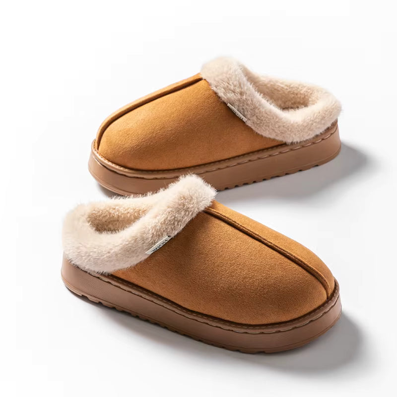 Fluffy Slippers | Unisex | Warm Fluffy Fabric | EVA Sole | Anti-Slip Indoor Shoes | Steven & Levon