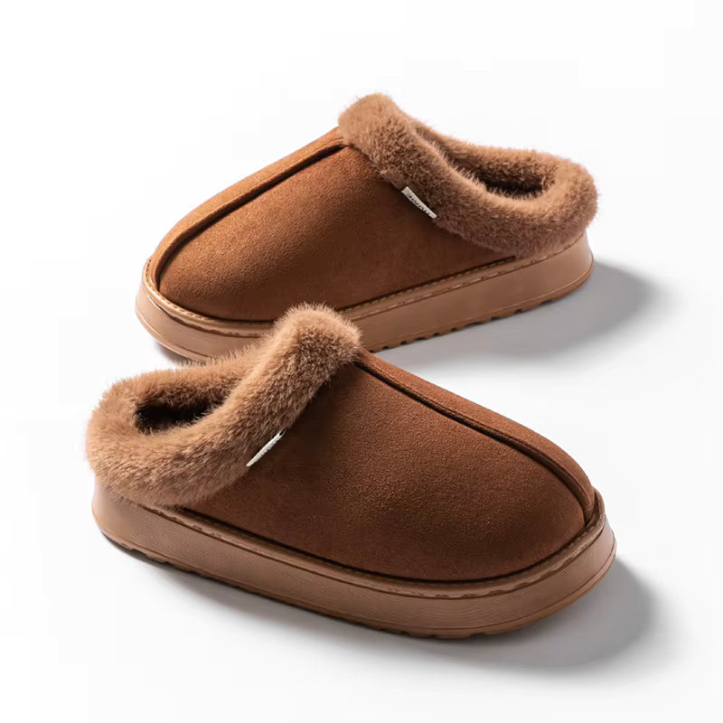 Fluffy Slippers | Unisex | Warm Fluffy Fabric | EVA Sole | Anti-Slip Indoor Shoes | Steven & Levon