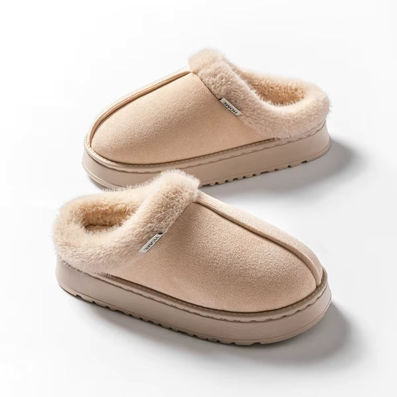 Fluffy Slippers | Unisex | Warm Fluffy Fabric | EVA Sole | Anti-Slip Indoor Shoes | Steven & Levon