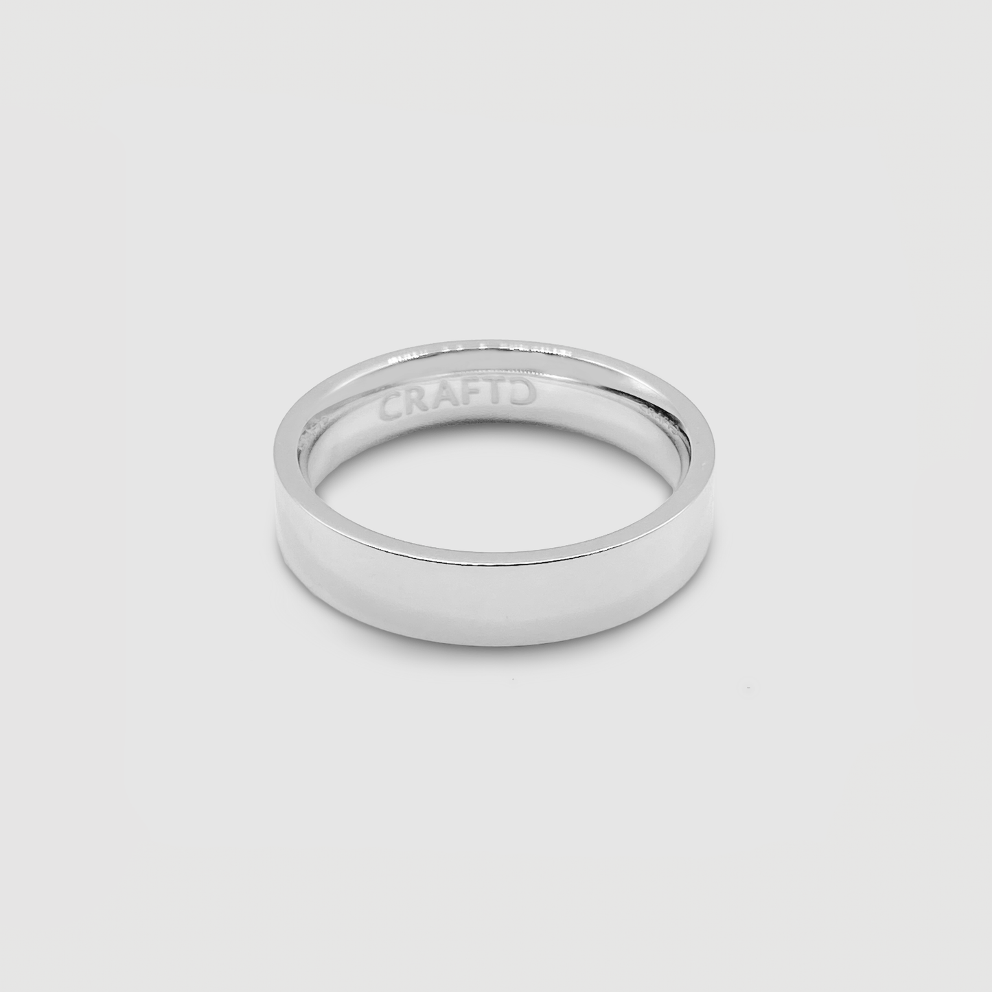 Flat Band Ring | Gold, Silver or Black | Unisex | Stainless Steel | 5mm | Minimalist Style | Steven & Levon