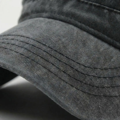 Flatrik - Flat Top Military Style Cap  Outdoor Sun Protection