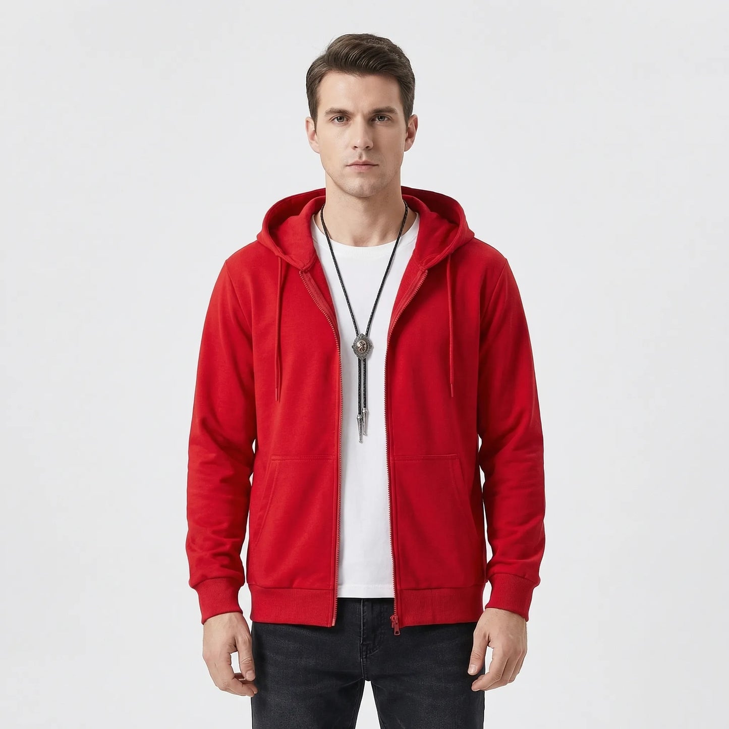 Fleecelon - Fleece-Lined Zip-Up Hooded Sweatshirt  Staying Warm Outdoors