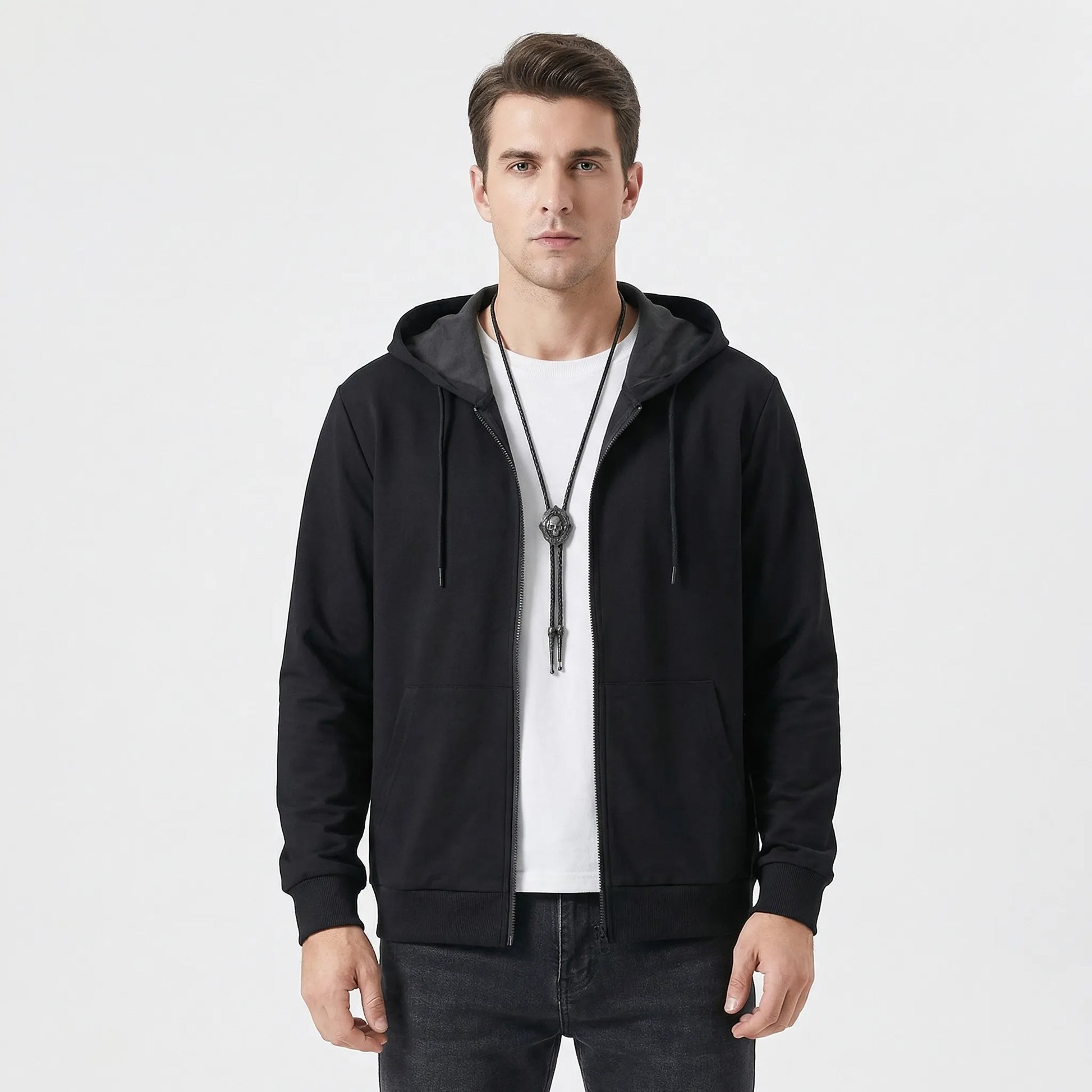 Fleecelon - Fleece-Lined Zip-Up Hooded Sweatshirt  Staying Warm Outdoors