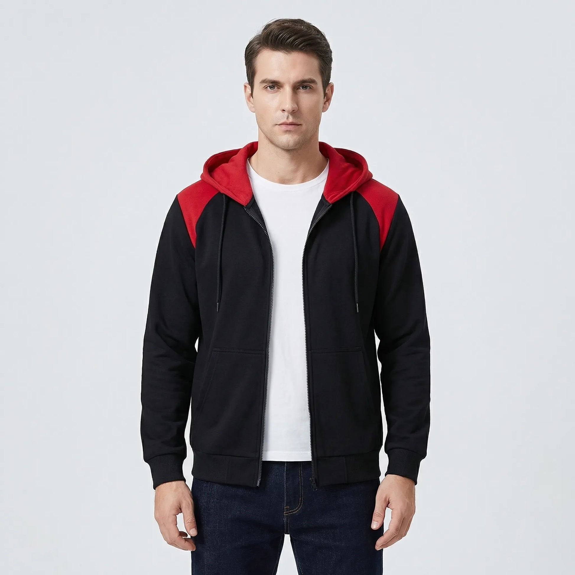 Fleecelon - Fleece-Lined Zip-Up Hooded Sweatshirt  Staying Warm Outdoors