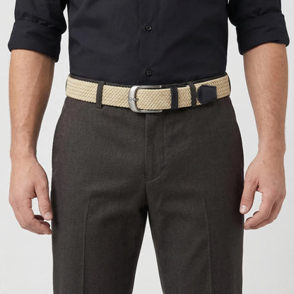 Flexstrap - Woven Elastic Pin-Buckle Belt  Everyday Casual Wear