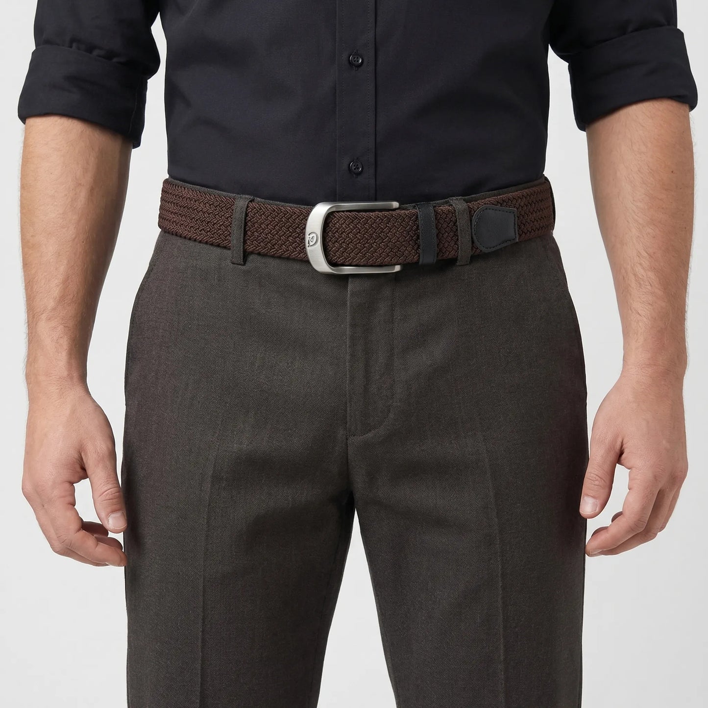 Flexstrap - Woven Elastic Pin-Buckle Belt  Everyday Casual Wear