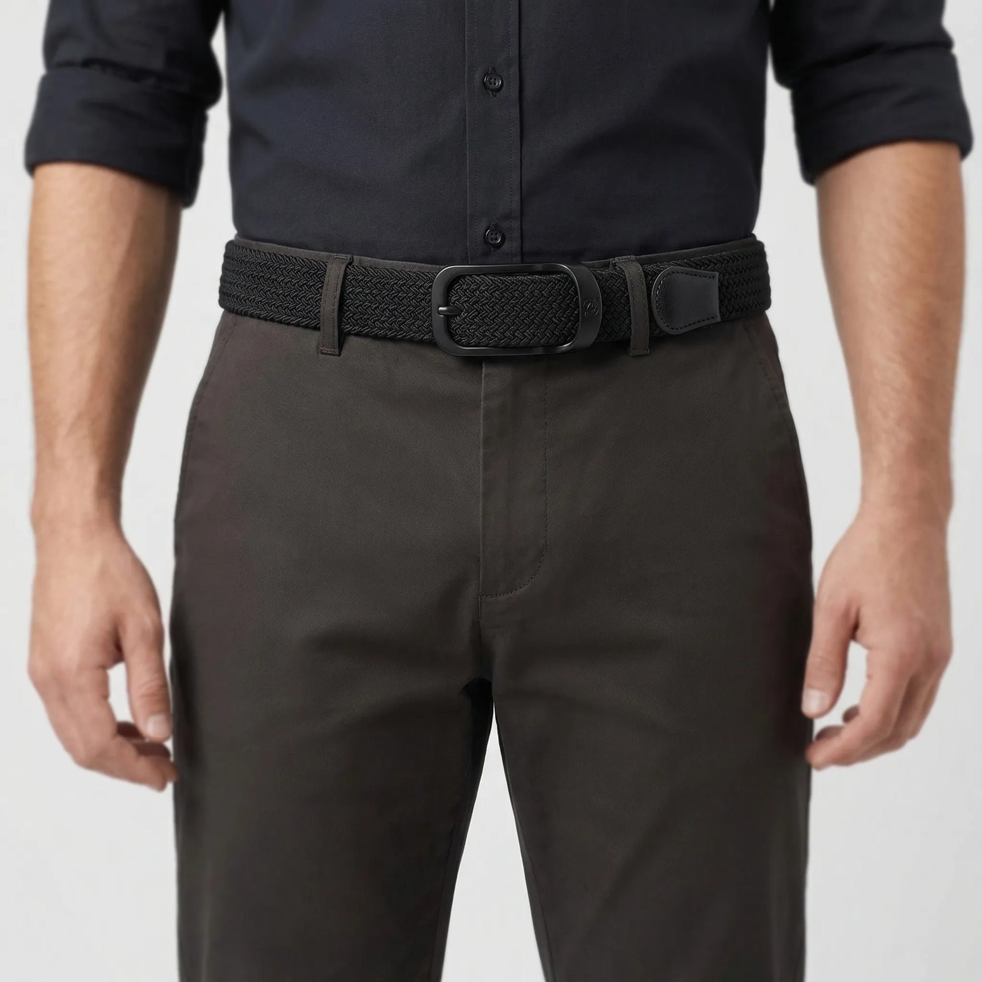 Flexstrap - Woven Elastic Pin-Buckle Belt  Everyday Casual Wear